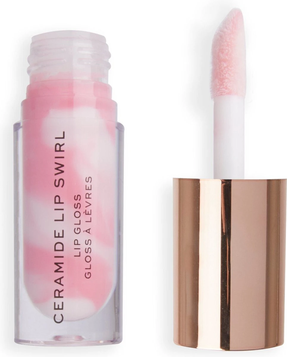 Makeup Revolution Lip Swirl Ceramide Gloss - Pure Gloss Clear - Lipgloss 3 Makeup Revolution Lip Swirl Ceramide Gloss - Pure Gloss Clear - Lipgloss