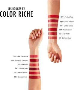 L’Oréal Paris Lippenstift Color Riche Satin - 125 Maison Marais Rood -Beste Lip Winkel 983x1200